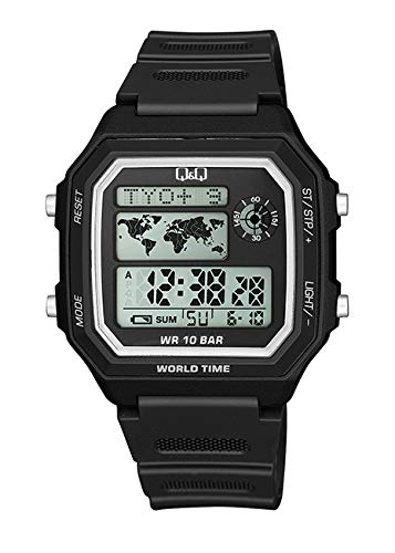 Q Q Digital White Dial Men s Watch M196J001Y