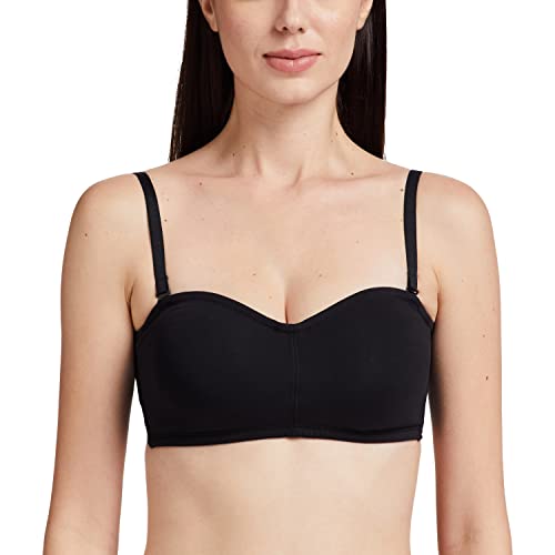 Enamor Women's Stretchable Cotton High Coverage Strapless Bra A019