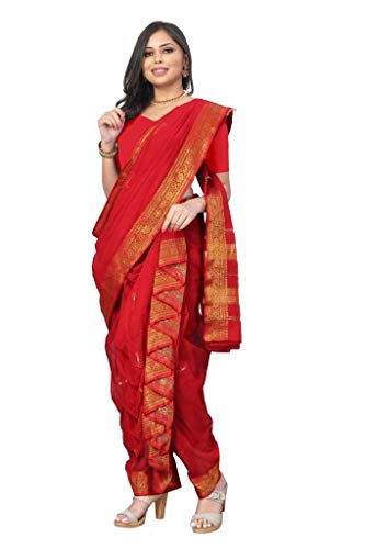 Fancy nauvari clearance saree