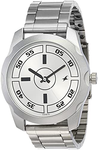 Fastrack casual analog clearance white dial men's watch