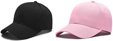 Load image into Gallery viewer, Combo Pack of 2 Pink and Black CAPS for Men and Women
