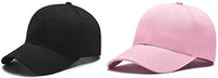 Combo Pack of 2 Pink and Black CAPS for Men and Women