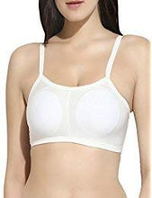 Load image into Gallery viewer, Manpasand Women&#39;s Cotton Blend 6 Straps Padded Bralette with Removable Pads (White, Free Size)
