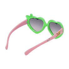 Load image into Gallery viewer, SHOP FRENZY Heart Shape Party Theme Boy&#39;s and Girl&#39;s Sunglasses with Case (Age 3-10, Green)
