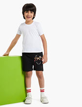 Load image into Gallery viewer, Cloth Theory Boy&#39;s Regular Shorts (CTSH_031_Grey+Black_9-10 Years)
