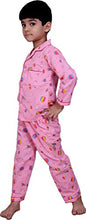 Load image into Gallery viewer, Night Suit/Sleep wear Cotton for Kids. (5-6 Years, Pink)
