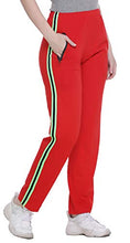 Load image into Gallery viewer, SHAUN Women&#39;s Regular Fit Cotton Trackpant (831W1_R_Red_5XL)
