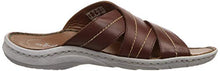 Load image into Gallery viewer, Clarks Men&#39;s Rembo Slide Brown Leather Sandals-9 UK (9.12615E+13)

