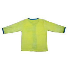 Load image into Gallery viewer, Little Kids Unisex Small Embroidery Velvet/Sweater Shirt for Baby Boy and Baby Girl (Yellow- 9-12months)
