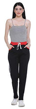 Load image into Gallery viewer, SHAUN Women&#39;s Regular Fit Cotton Trackpants (831W1_K_Black_3XL)
