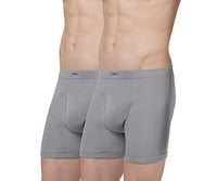 Levi's Men's Regular Fit Solid Boxer Brief (PR8269BB, Lt.Grey_S)