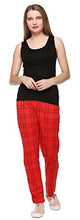 Load image into Gallery viewer, SHAUN Women&#39;s Regular Fit Trackpant (B07P8LWDH3_Red_Large)
