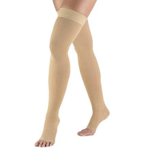 Load image into Gallery viewer, TURION Women&#39;s Varicose Vein Compression Thigh Length Stocking (RT16, Beige, XXL)
