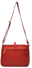 Load image into Gallery viewer, INKDICE Elegant Red Leatherette Sling Bag for Women
