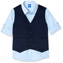 Load image into Gallery viewer, Amazon Brand - Jam &amp; Honey Boys&#39; Waistcoats (JHBSHR-SFS-WC_Navy_5 6 Years)
