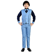 Load image into Gallery viewer, RUDRSHRI Boy&#39;s 3-Piece Suit Blue
