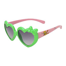 Load image into Gallery viewer, SHOP FRENZY Heart Shape Party Theme Boy&#39;s and Girl&#39;s Sunglasses with Case (Age 3-10, Green)
