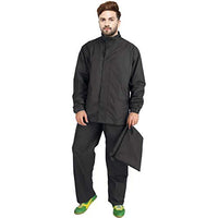 Prokick Rain Suit - Shirt Pant with Hood - BLK - 3XL