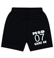 Load image into Gallery viewer, MIST N FOGG Boys &amp; Girls Printed Shorts (Black,Grey,Royal Blue, 9-10 Years) - Pack of 3
