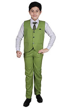 Load image into Gallery viewer, Pro-Ethic Style Developer 3 Piece Suit for Boys | Kids Wear Suit Set Coat, Pant, Tie &amp; Shirt ll 3 pcs Suit for Kids boy (6-7 Years, Green)
