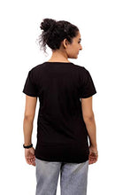 Load image into Gallery viewer, Plush Womens Round Neck Printed Regular Fit Tshirt/Tshirts (XXL-BL)

