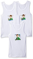 BODYCARE Boy's Regular fit Plain Vest (E402_White_9-10 Years)