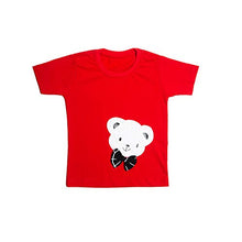 Load image into Gallery viewer, CATCUB Kids Cotton Teddy Printed Clothing Set (CC-49-1-2; Red; 12-24 Months)
