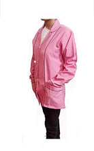 Load image into Gallery viewer, PRIMESTORE INDIA Women&#39;s Apron Pink lab coat with black piping 36
