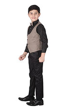 Load image into Gallery viewer, Pro-Ethic Style Developer Boy&#39;s Cotton 3 Piece Suit for Boys, Kids Wear with Waistcoat, Tie, Full Sleeve Shirt and Pant (Set of 4) (Beige, 5-6 Years)
