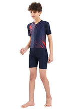 Load image into Gallery viewer, Mitushi Boys 4 Way Lycra Multi Purpose Swimsuit, Cycling Suit, Athletic Suit Cum Skating Suit (2-3 Years, Navy Blue)
