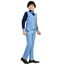 Load image into Gallery viewer, RUDRSHRI Boy&#39;s 3-Piece Suit Blue
