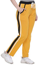 Load image into Gallery viewer, SHAUN Women&#39;s Regular Fit Cotton Track Pants (831W1_Y_Yellow_3XL)
