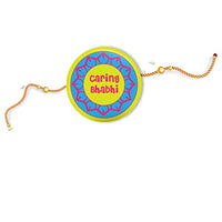 Caring Bhabhi Rakhi with Fridge Magnet - Funny, Fancy, Fun,Quirky, Stylish Rakhi for Bhabhi