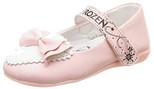 Load image into Gallery viewer, Frozen Girl&#39;s Peach Ballet Flats-7 UK (24 EU) (8 Kids US) (FZPGBE2007_Pink)
