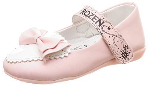 Frozen Girl's Peach Ballet Flats-7 UK (24 EU) (8 Kids US) (FZPGBE2007_Pink)