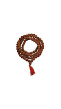 Load image into Gallery viewer, Onnet Original 5 Mukhi Rudraksha Mala in 08MM Size Rudraksha 108+1 Beads for Wear and Japa
