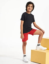 Load image into Gallery viewer, Cloth Theory Boy&#39;s Regular Shorts (CTSH_024_Black+RED_7-8 Years)
