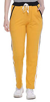 SHAUN Women's Regular Fit Cotton Track Pants (831W1_Y_Yellow_3XL)