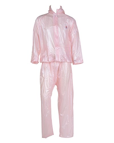 Clubb PVC Unisex Raincoat(Pink)(Large)