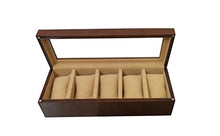 Load image into Gallery viewer, SLK Wood Products Watch Box (Walnut, 5 Watches)

