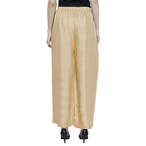 Palazzo pants hot sale golden colour