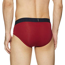 Load image into Gallery viewer, UnderJeans by Spykar Men&#39;s Solid Brief (UJ-MBR-PBS007_Maroon_X-Large)
