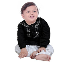 Load image into Gallery viewer, VIC CREATION BLACK Kurta Pyjama For Baby
