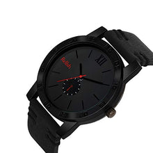Load image into Gallery viewer, Relish Men&#39;s Black Stainless Steel Case Leather Strap Analog Display Quartz Watch | RE-BB1102C
