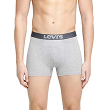 Load image into Gallery viewer, Levi&#39;s Men&#39;s Cotton Trunks (Pack of 2) (#018-TRUNK_Lt Grey_XL_Lt. Grey Melange,Lt. Grey Melange_XL)
