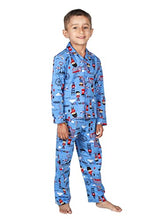 Load image into Gallery viewer, Urban Flu Kids Boys &amp; Girls Cotton Printed Night Suit || Shirt with Pajama || Pack of 1 || (3 Years to 9 Years) Dark Blue
