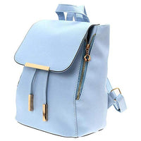 NRST Girl's Branded Stylish College Bag (Blue)