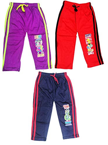 TohuBohu Kids Children Cotton Regular fit fauji Printed Summer Trackpant Pajama/Pyjama/Lower Pant Trousers for Boys/Girls Multicolour