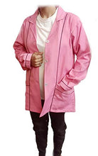 Load image into Gallery viewer, PRIMESTORE INDIA Women&#39;s Apron Pink lab coat with black piping 44
