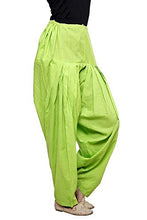 Load image into Gallery viewer, Branded Filter Products Women Pure Cotton Patiala Salwar (Free Size) (Parrot-Green)
